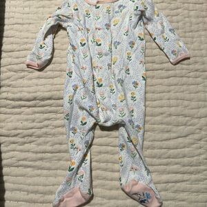 Magnetic me floral 3-6 month onesie